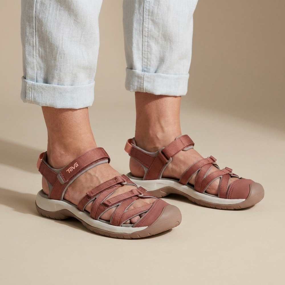 Teva Tirra Sport Closed-Toe Strappy Hiking Women's 1166310 Sandals Sz 9 New